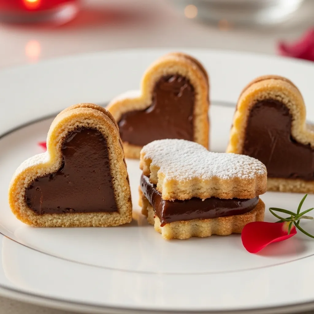 Sandwich Heart Cookies