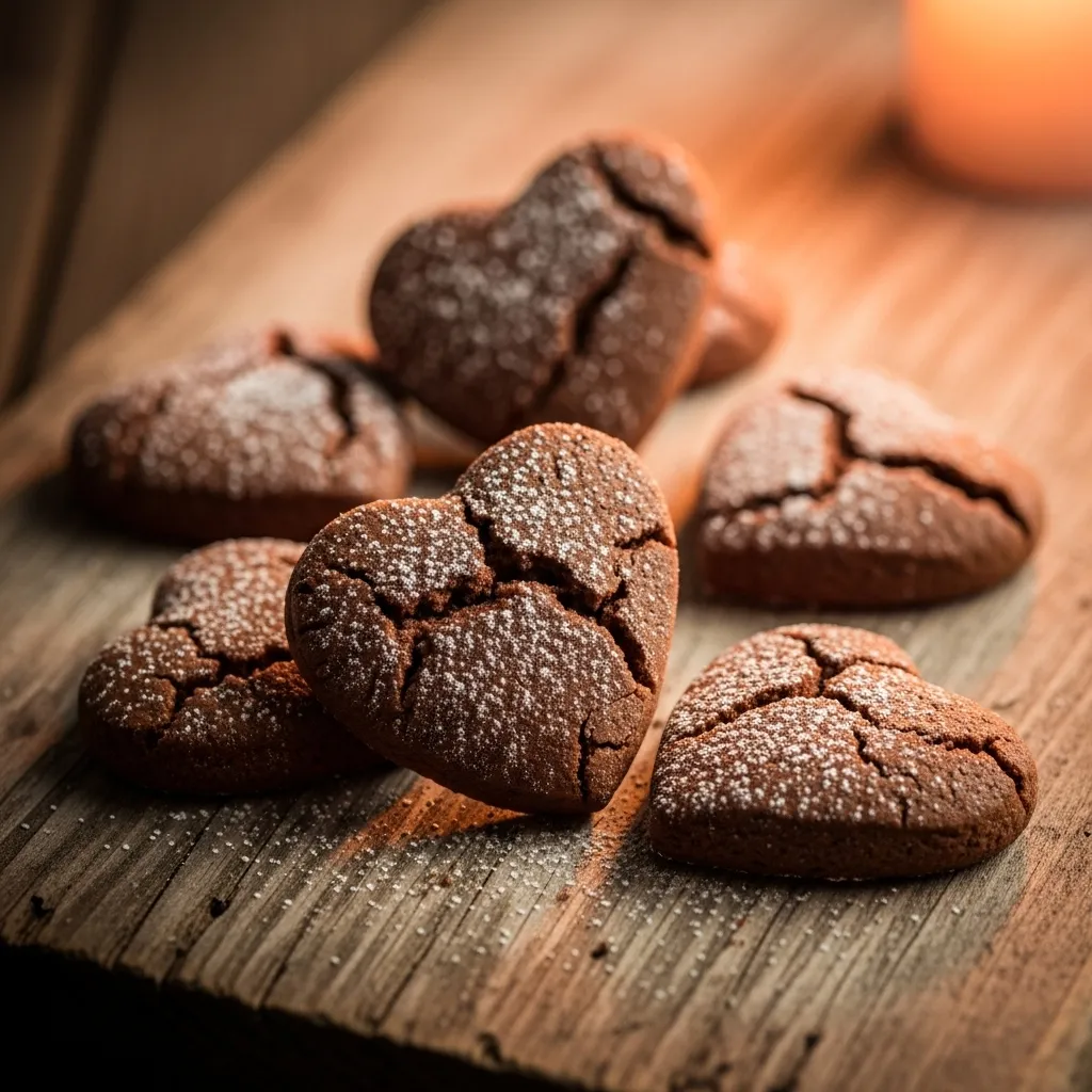 Chocolate Heart Cookies