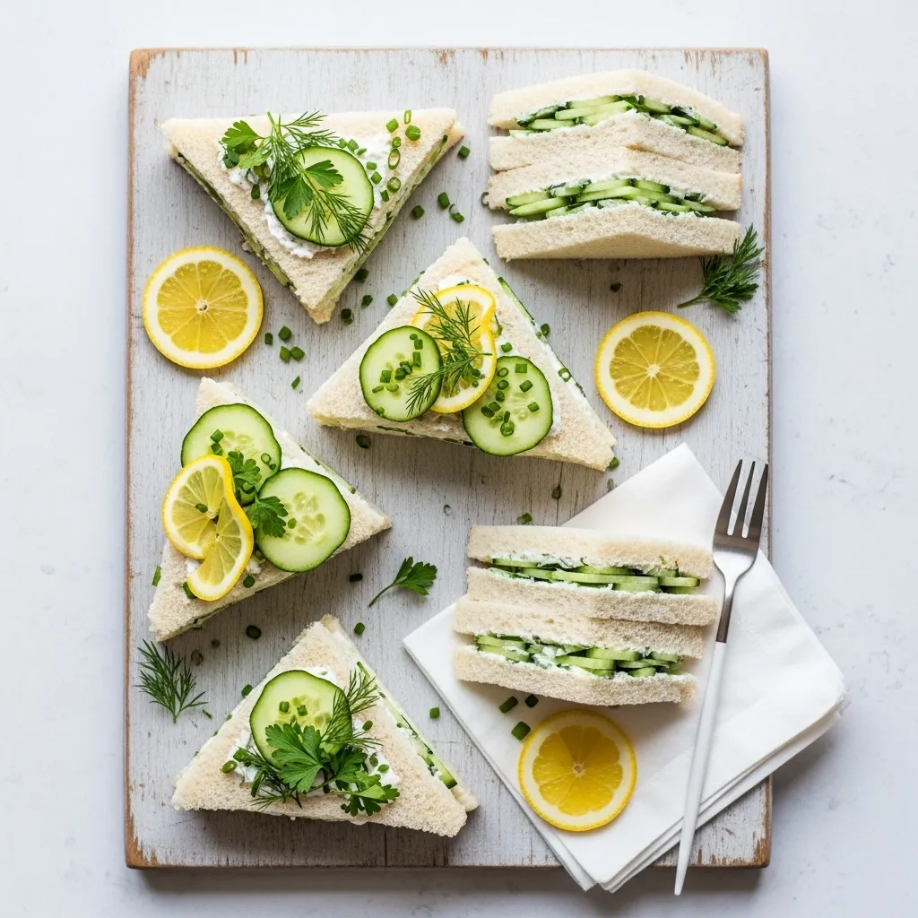 Easy Cucumber Salad Sandwich Ingredients