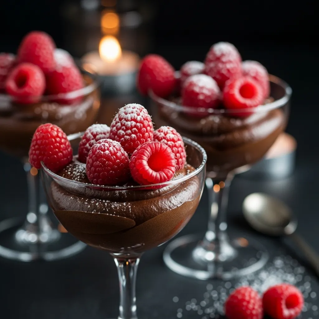 Raspberry Chocolate Mousse