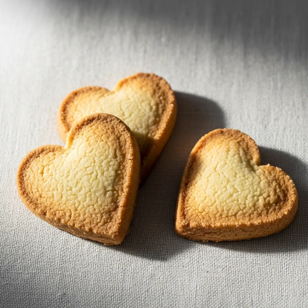 Shortbread Heart Cookies