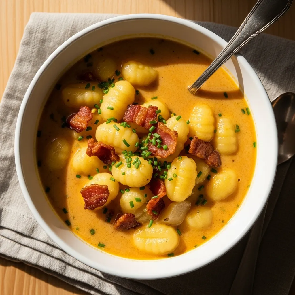 Bacon Cheddar Gnocchi Soup Ingredients