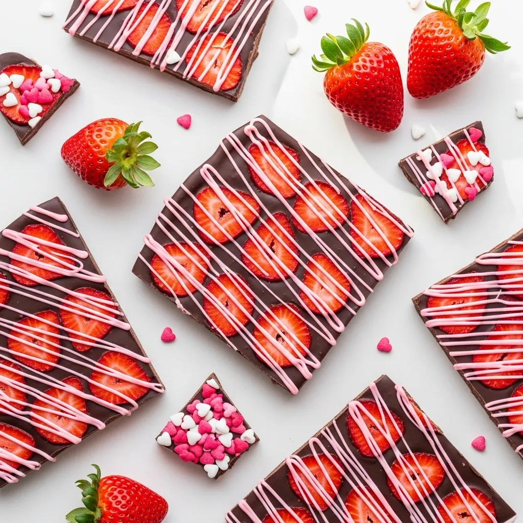 Chocolate-Covered Strawberry Bark