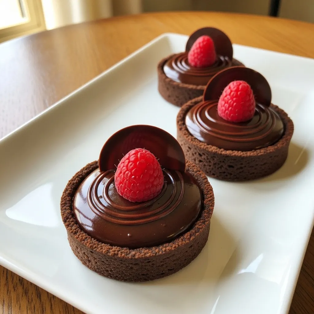 Chocolate Raspberry Tartlets