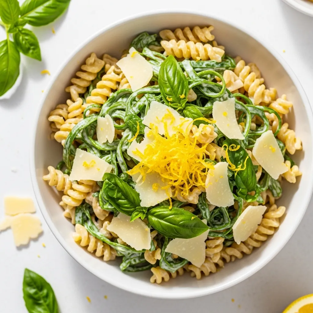 Lemon Basil Parmesan Pasta Salad Variations