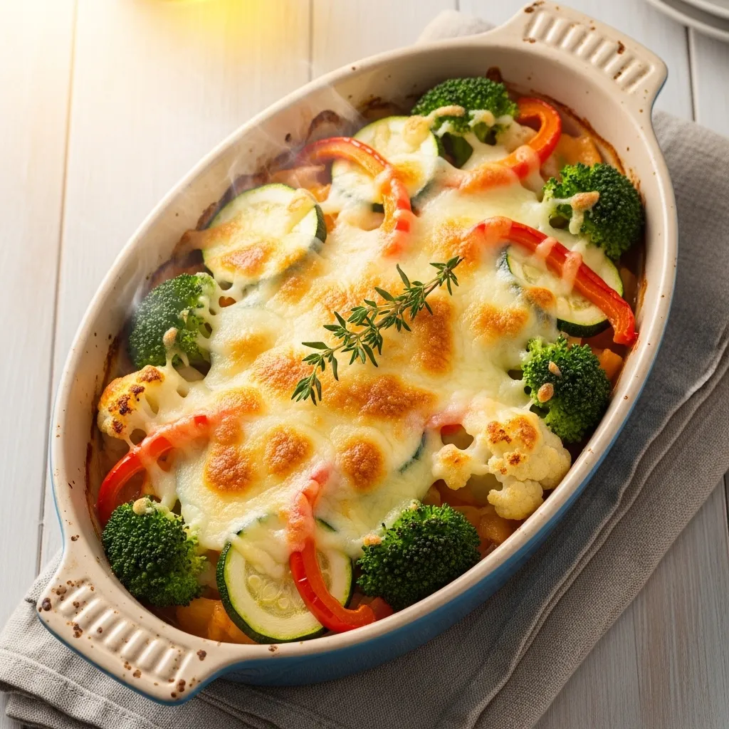 Low Carb Vegetarian Comfort Casserole Ingredients