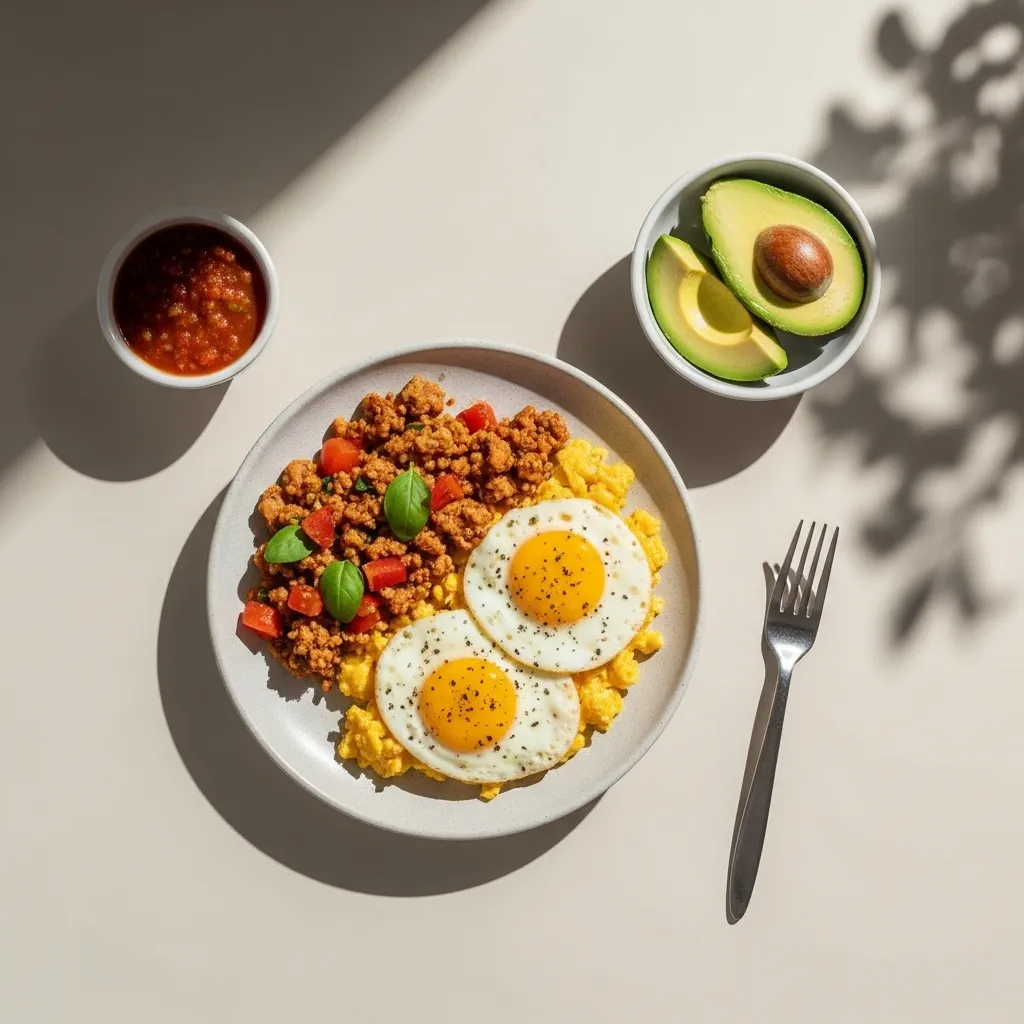 Migas Scrambled Eggs with Crispy Tortillas Ingredients
