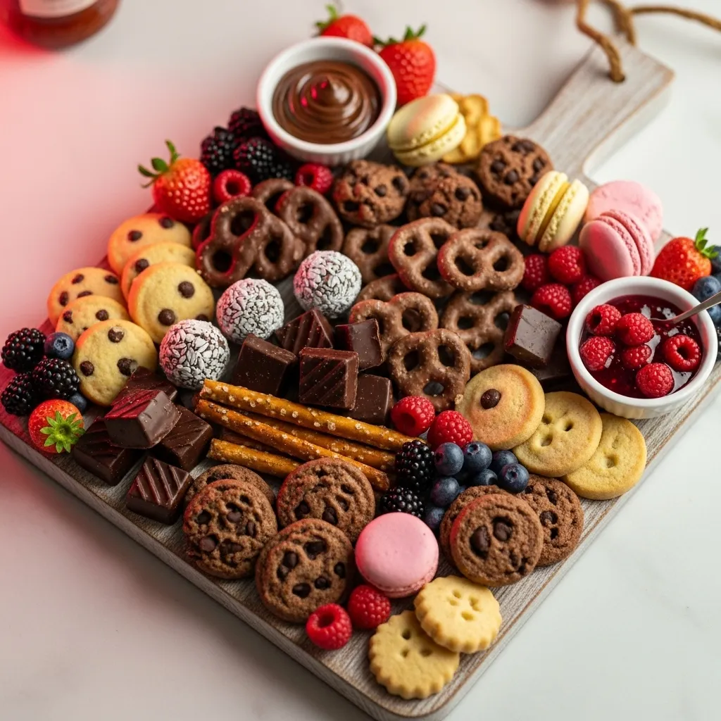 Mini Valentine Dessert Charcuterie Board