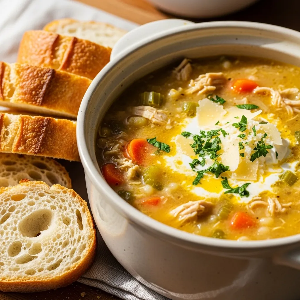 One Pot Creamy Italian Ground Chicken Soup Variations