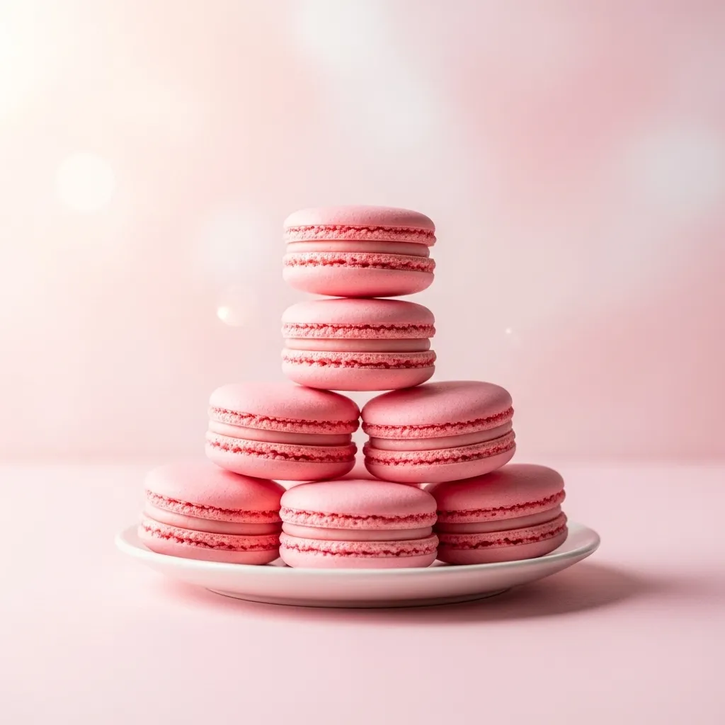 Pink Macaron Stack