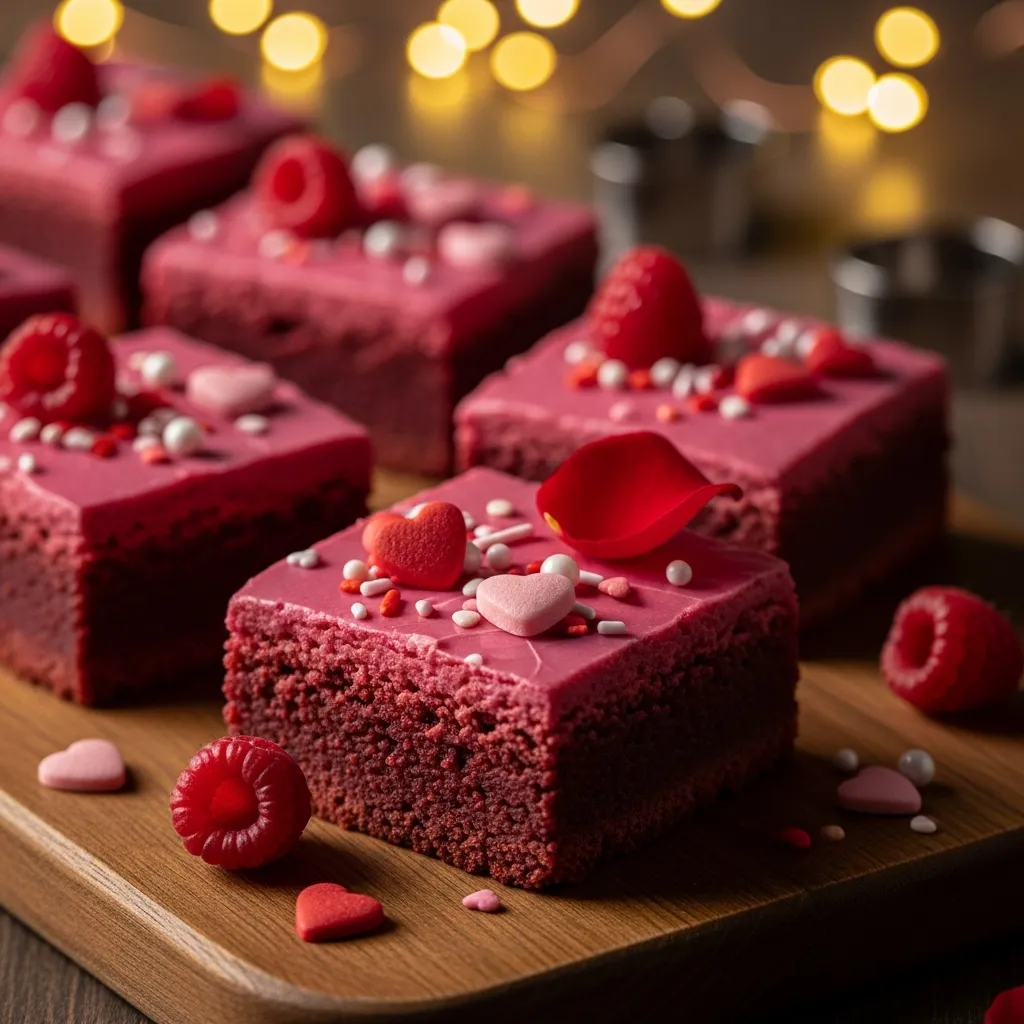 Pink Velvet Brownies