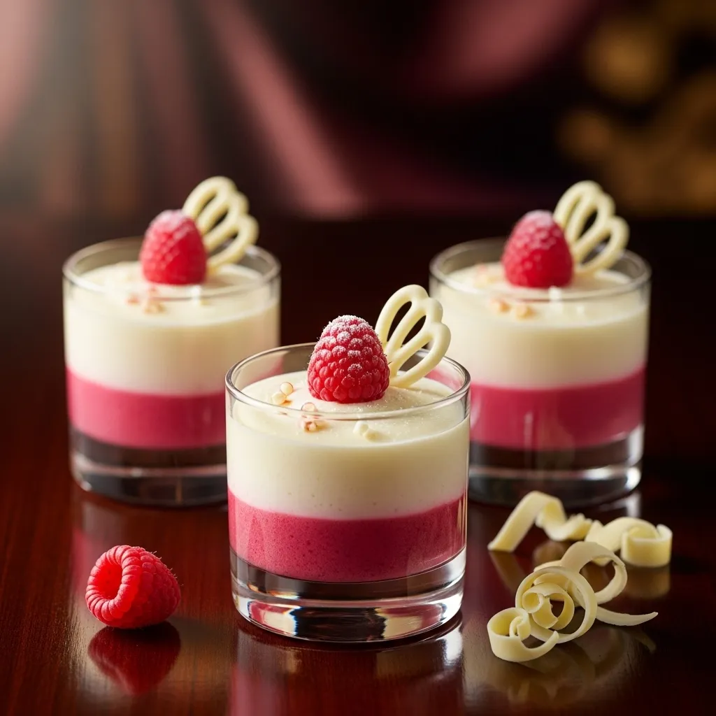 Raspberry White Chocolate Mousse