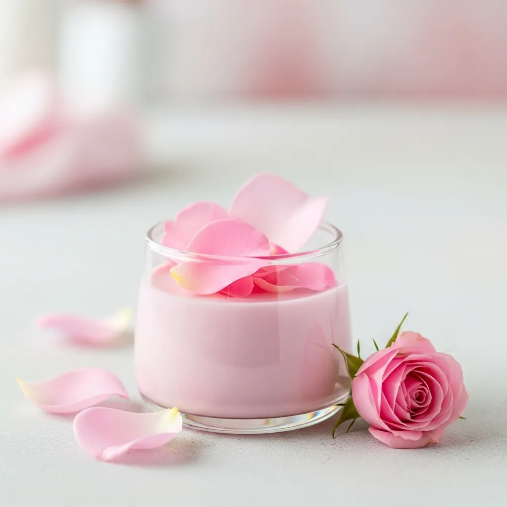 Rose-Flavored Panna Cotta