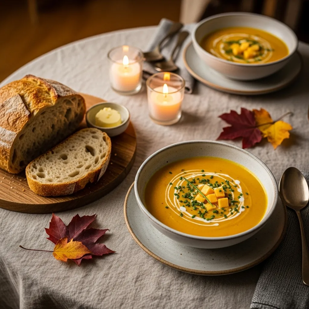 What to Serve with Apple Cheddar Sweet Potato Soup