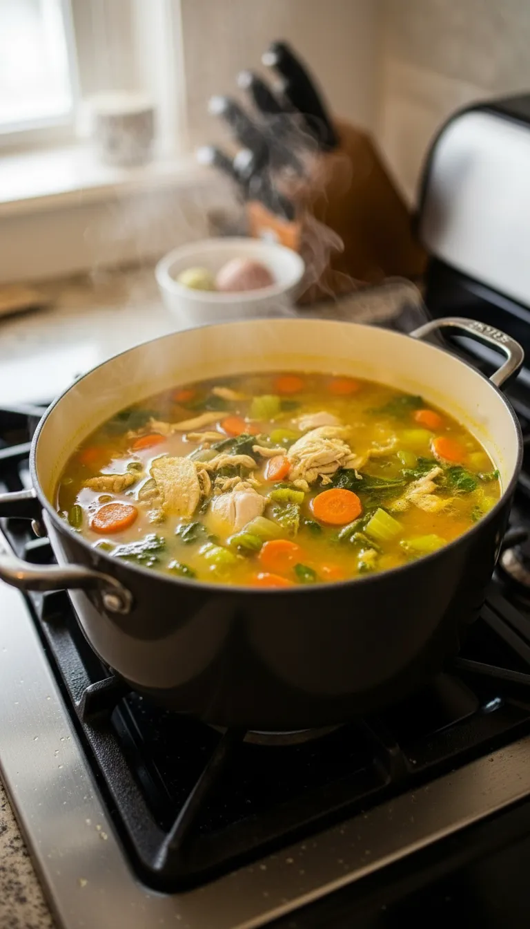 Step-by-Step Method for Anti-Inflammatory Chicken Soup
