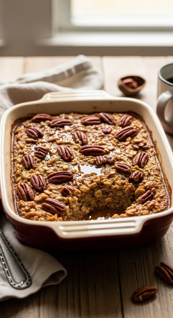 What Is Pecan Pie Baked Oatmeal?