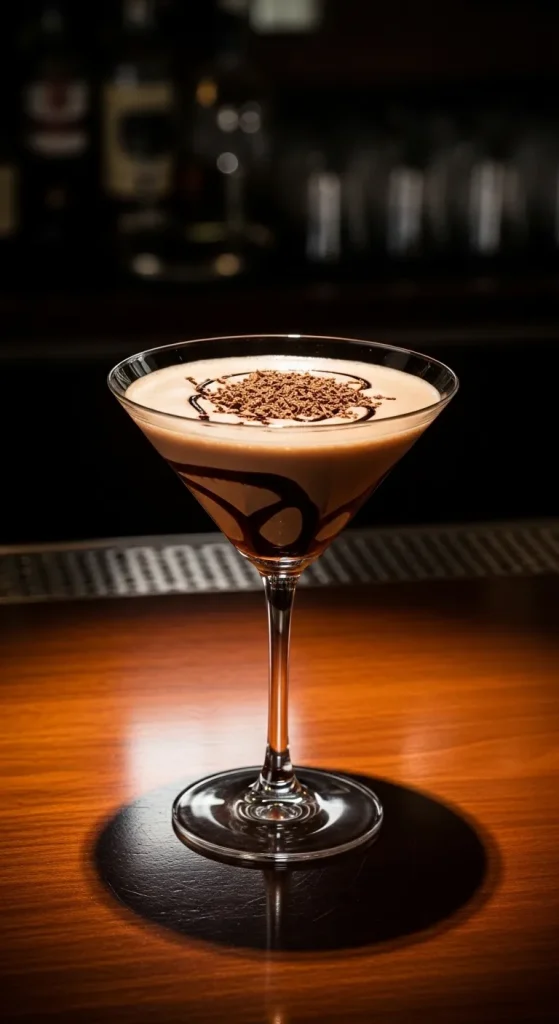 Bourbon Cream Chocolate Martini – Smooth Dessert Cocktail