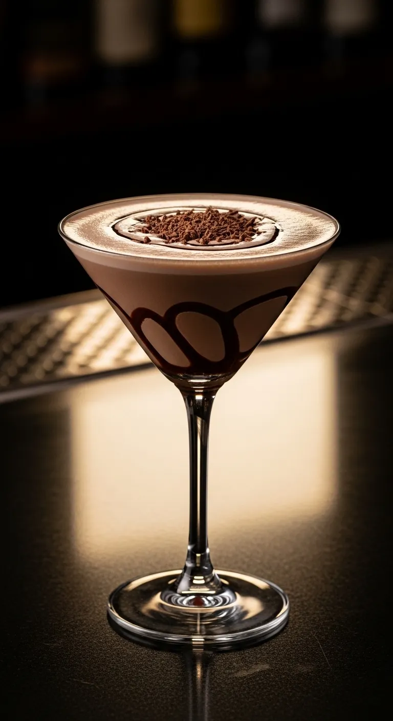 Bourbon Cream Chocolate Martini – Smooth Dessert Cocktail