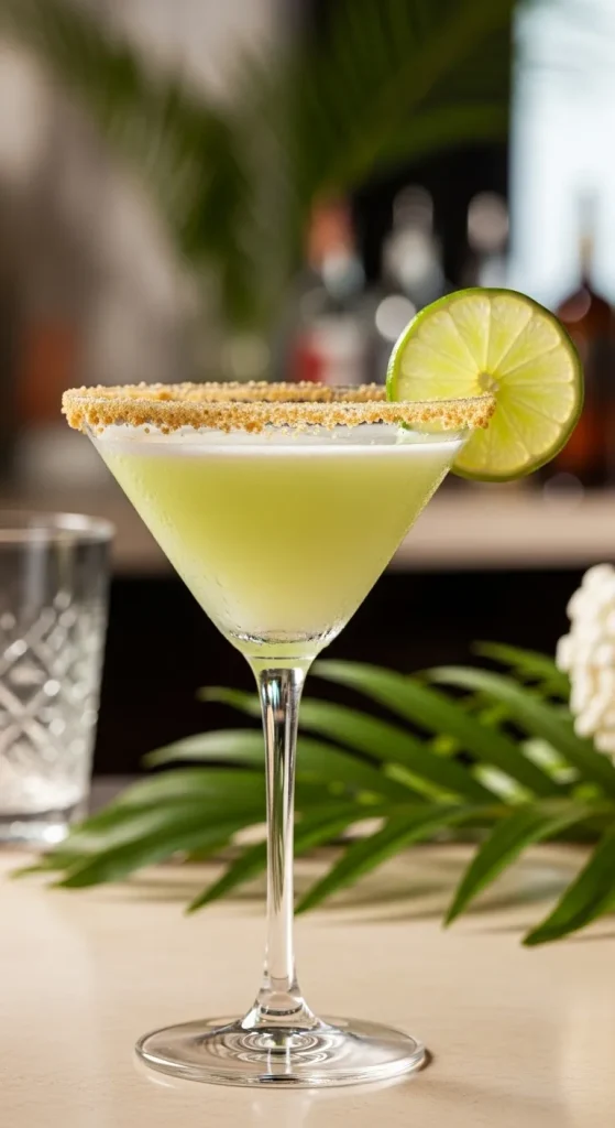 Key Lime Pie Martini Drink Recipe (Creamy Citrus Dessert Cocktail)