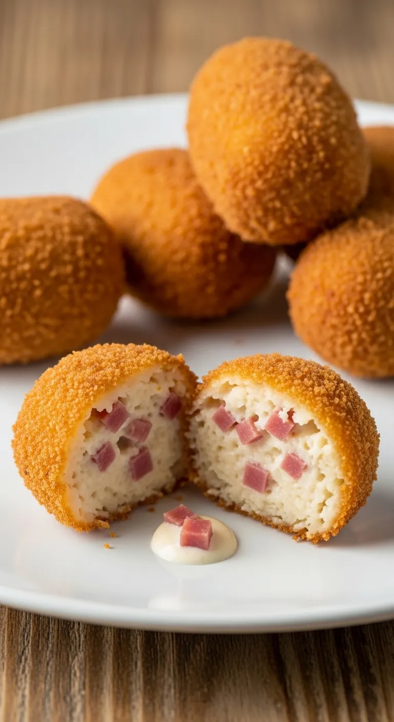 Cuban Appetizers: Croquetas de Jamón (Ham Croquettes)