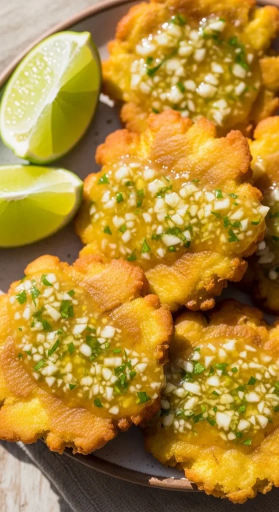 Tostones (Twice-Fried Green Plantains)