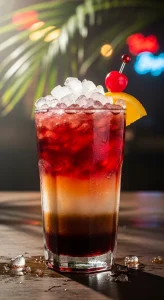 Zombie Cocktail Recipe (Layered Rum Cocktail)