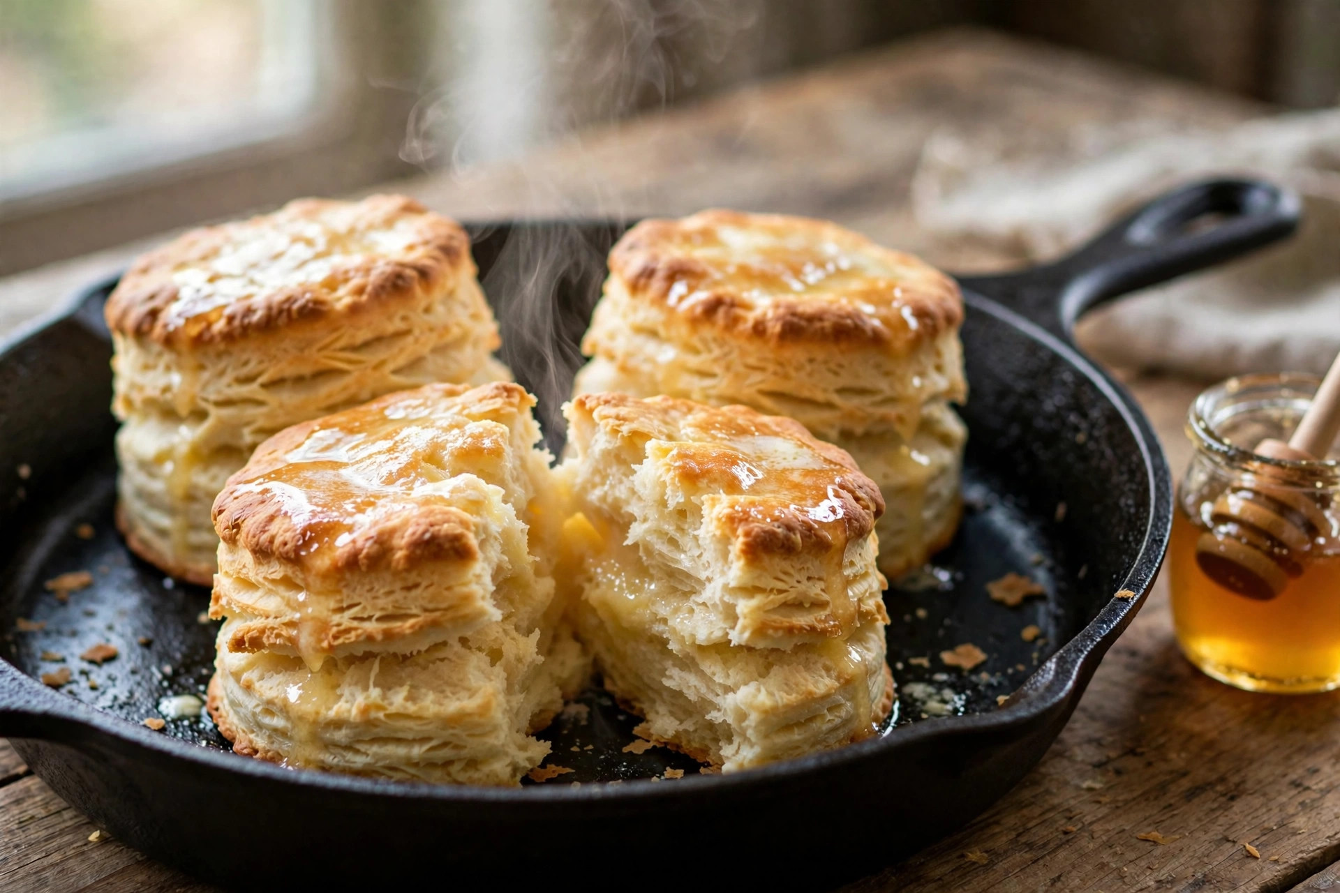 Easy Buttermilk Biscuit Recipe (Tall, Flaky & Buttery)